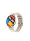 Tracer SMR2 Classy 45mm Smartwatch με Παλμογράφο (Μπεζ)