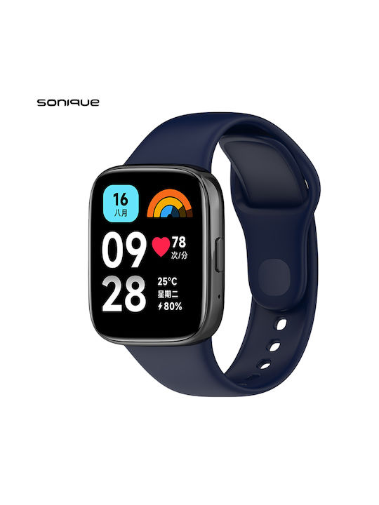 Sonique Armband Silikon Marineblau (Redmi Uhr 3...