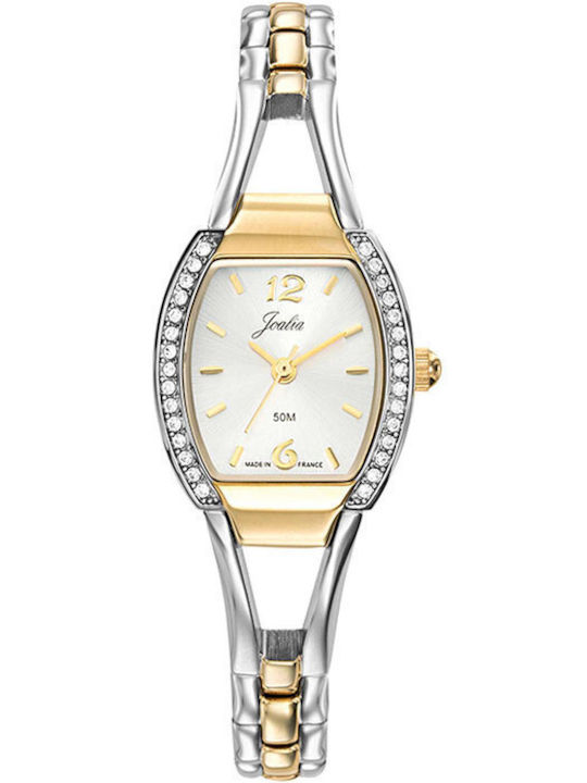 Certus Joalia Crystals Women's Watch with Gold Metal Bracelet