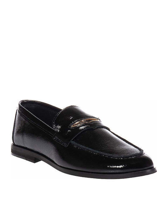 Λουστρίνι Γυναικεία Loafers σε Μαύρο Χρώμα