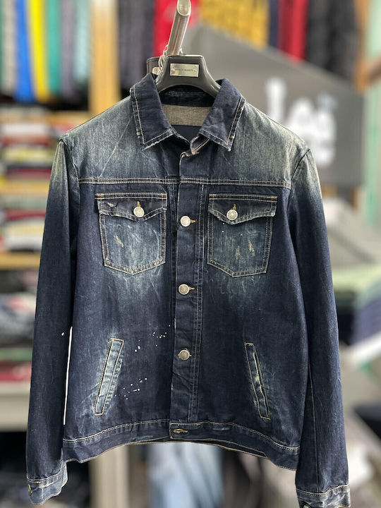 Hackers Jeansjacke Blau