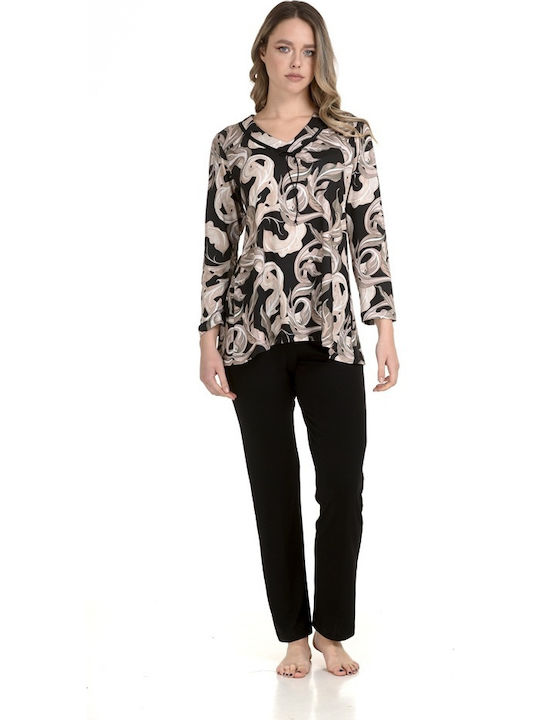 Zen by Daisy Winter Women's Pyjama Set Black