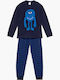 Pretty Baby Kinder Schlafanzug Winterlich Marineblau