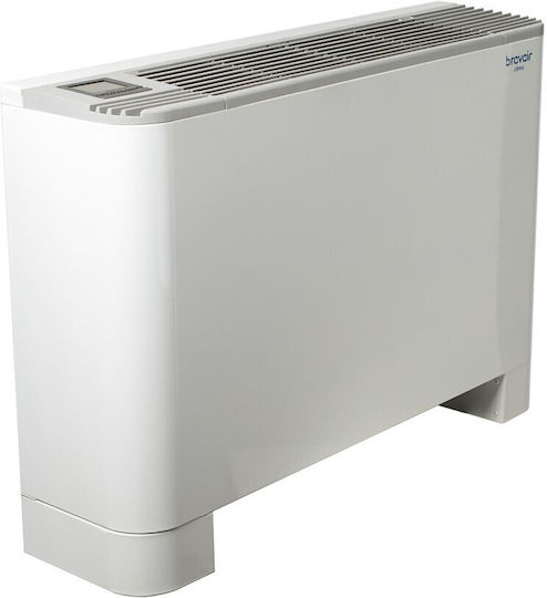 Bravair Clima FCL-160 Floor-Ceiling Fan Coil 10.8/17.7kW 188x23.5x55.5cm White