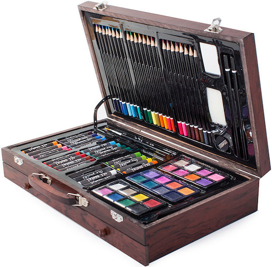 Set de Colorat Lemn 34x23cm 143buc