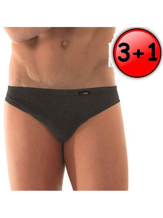 Apple Boxer 0214240 Мъжки слипове Gray 4Опаковка