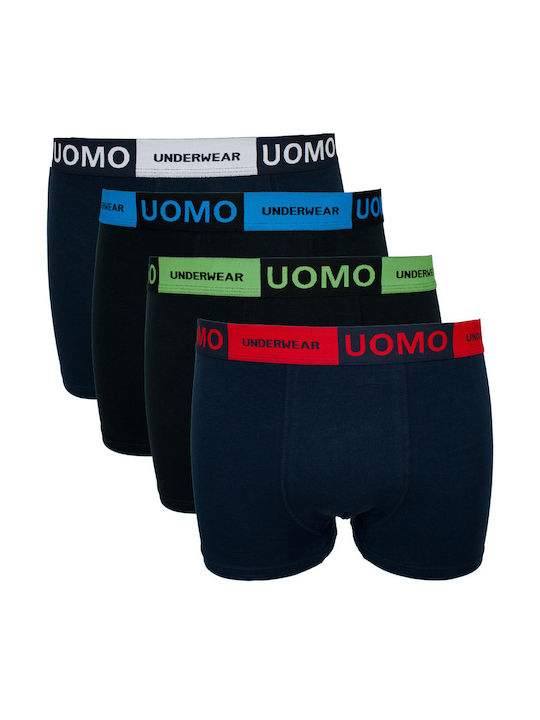 Uomo Men's Boxers Multicolour 4Pack