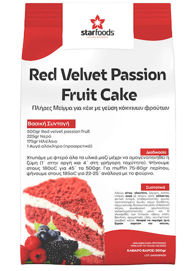 Red Velvet Passionsfrucht Kuchenmischung 500g