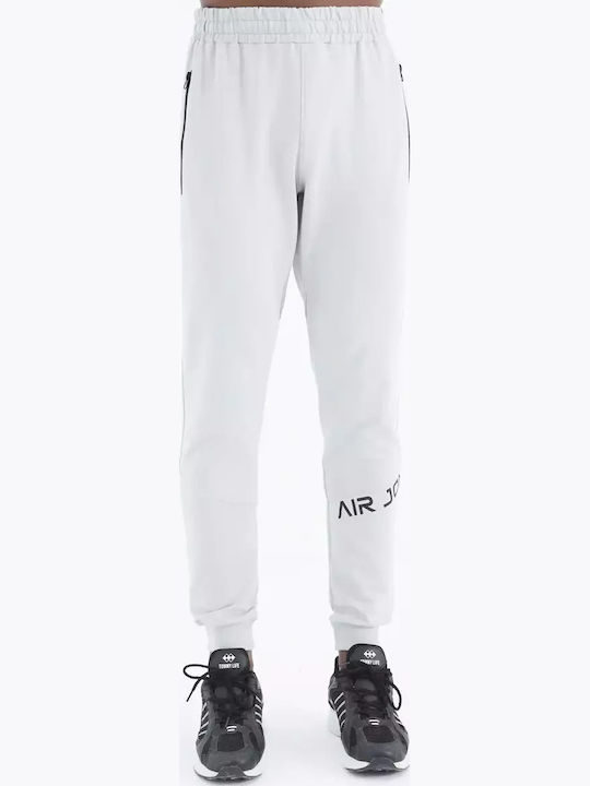 Jogginghose mit Gummizug Weiß