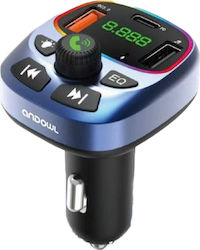 Andowl FM Transmitter Αυτοκινήτου με Bluetooth / USB