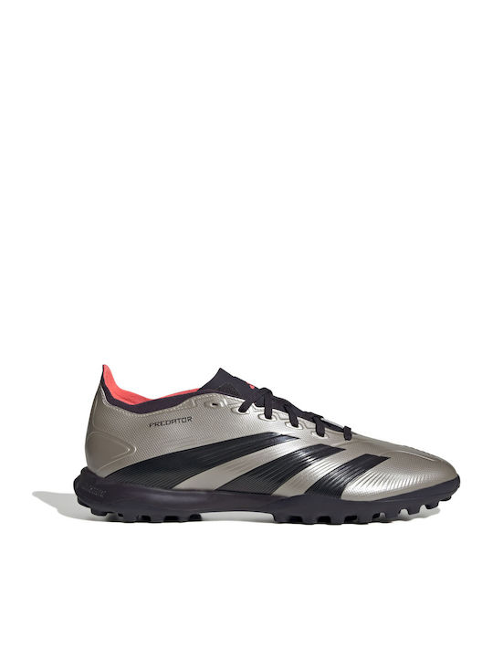 adidas Predator League Ποδοσφαιρικά Παπούτσια με Σχάρα TF Ασημί