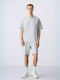 Herren Shorts Set Grau