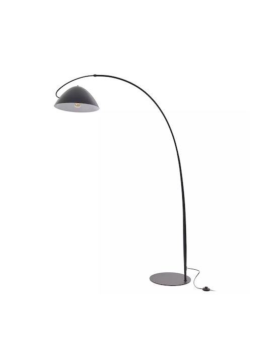 Stehleuchte H140xB40cm. mit Fassung für Lampe E27 Schwarz