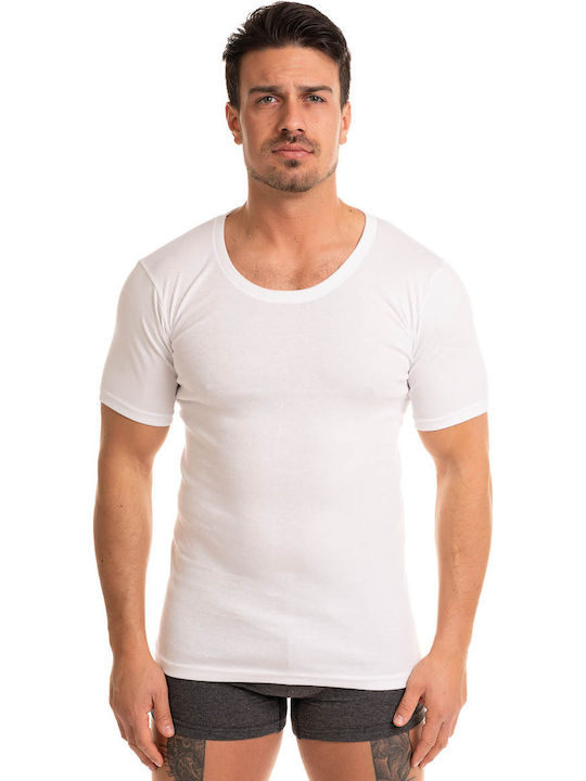 Men's Undershirt Short-sleeved White