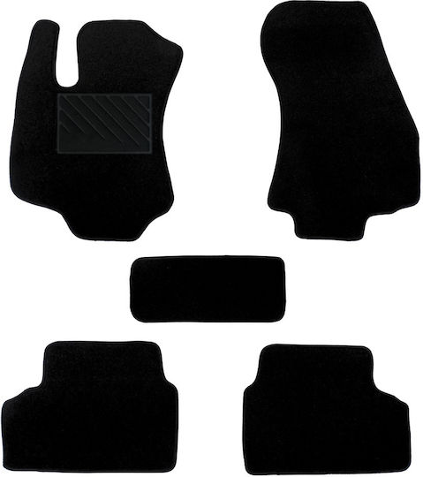 Autopataki Set of Front and Rear Mats 5pcs for Opel Zafira 1999-2005 Black