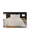 Guy Laroche Bettbezug Baumwollsatin Übergröße 225x245 Nice Natural/ Light Silver