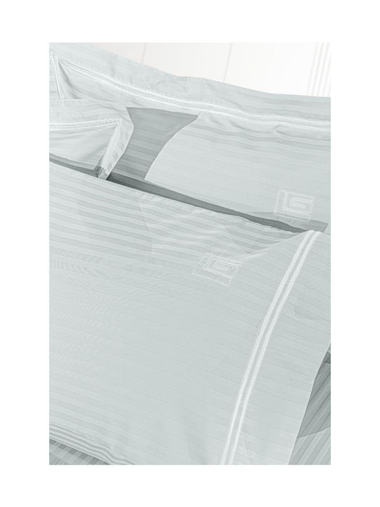 Guy Laroche Nice Moonlight Σετ Μαξιλαροθήκες Oxford Moonlight/silver 52x72εκ.