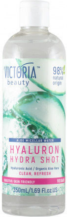Victoria Beauty Hydra Shot Micellar Water Makeup Remover Eyes 350ml