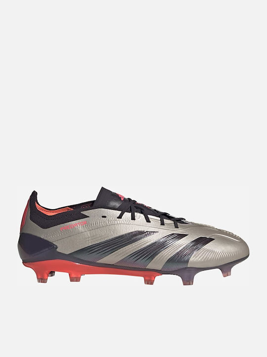 adidas Predator Elite Fußballschuhe mit Stollen Silber