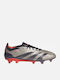 adidas Predator Elite Fußballschuhe mit Stollen Silber