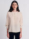 Women's Blouse Long Sleeve Ecru
