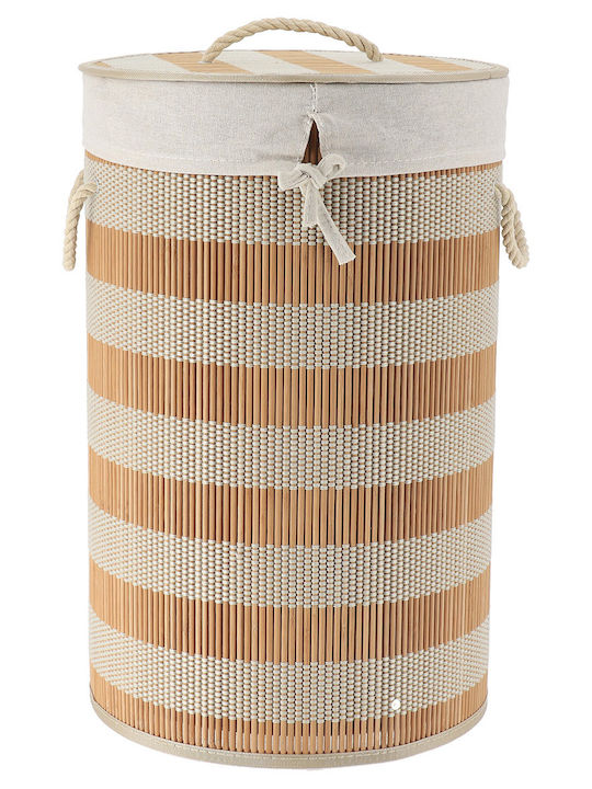 Foldable Bamboo Cotton Laundry Basket