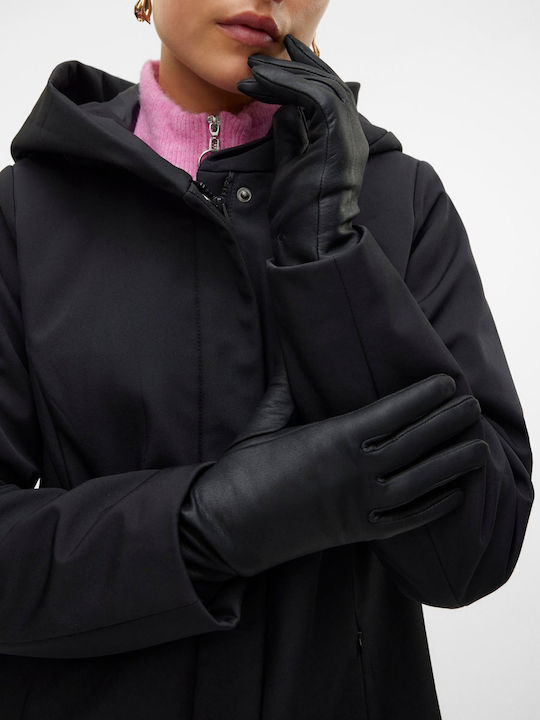 Women's Leather Gloves Black