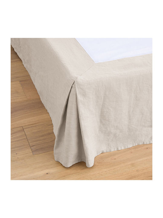 La Redoute Interieurs Abella Bed Base Cover Bei...