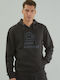 Sweatshirt With Hood Black