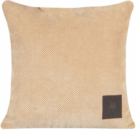 Greenwich Polo Club Μαξιλάρι Καναπέ 3923 Fleece Beige 42x42εκ.