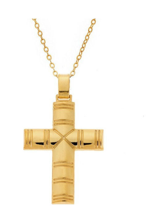 Senza Kreuz aus Vergoldetem Silber