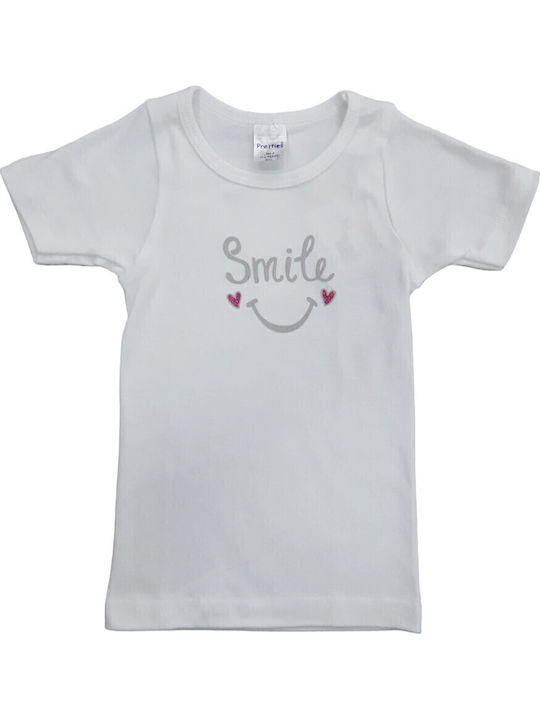 Pretty Baby 47542 Къс ръкав White - Smile