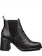 Leather Women's Ankle Boots Black