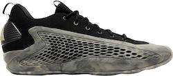 adidas Anthony Edwards 1 Low Silber Pebble / Core Schwarz / Wonder Beige