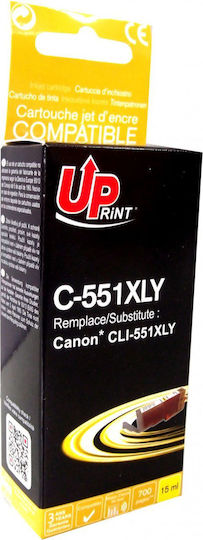 Upprint Ink C-551xly Cli551y Xl Κίτρινο 943931 3584770896799