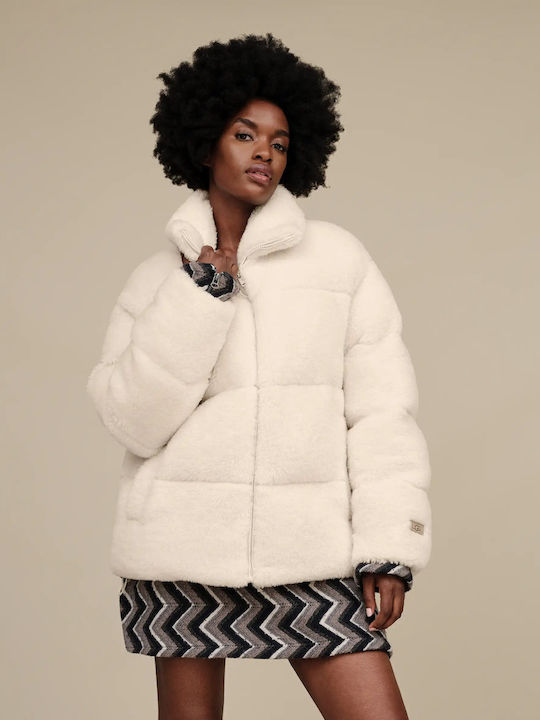 Ugg Australia Emmalyn Fluff Puffer Jacket Kurz Damen Puffer Jacke