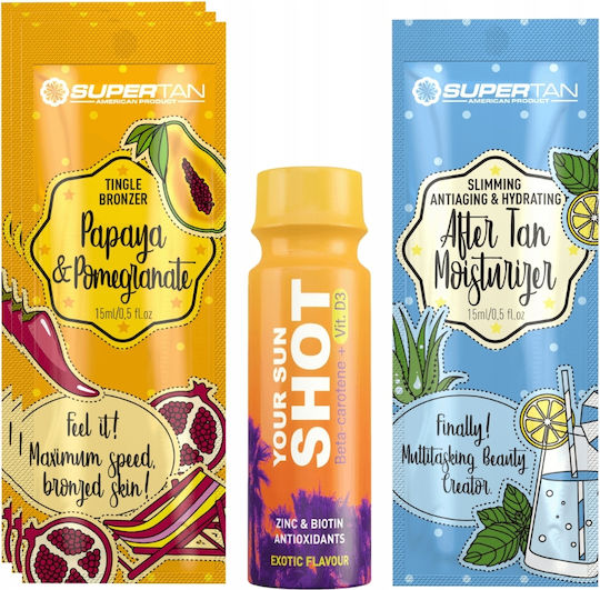Supertan Papaya & Pomegranate 3x 15ml Tingle Bronzer
