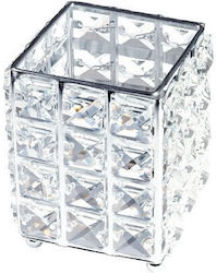 Makeup Brush Holder Luxorise Makeup Holder Patrat Silver