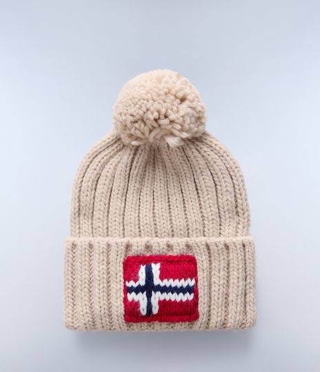 Semiury Beanie Männer Beanie Gestrickt in Beige Farbe