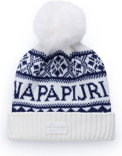 Beanie Beanie Knitted in White color