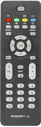 Hq Lxp503 Tv Remote Control Philips Rc2023611/01b Black
