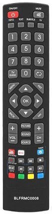Lamex Lxp1501 TV-Fernbedienung LCD Blaupunkt Smart Netflix YouTube