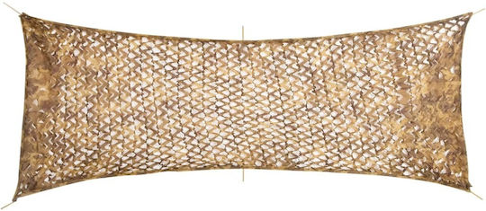 vidaXL Plasă de camuflaj Bej 1.44x4.12m