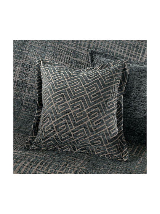 Guy Laroche Decorative Pillow Case from 100% Cotton Petrol Blue 50x50cm.