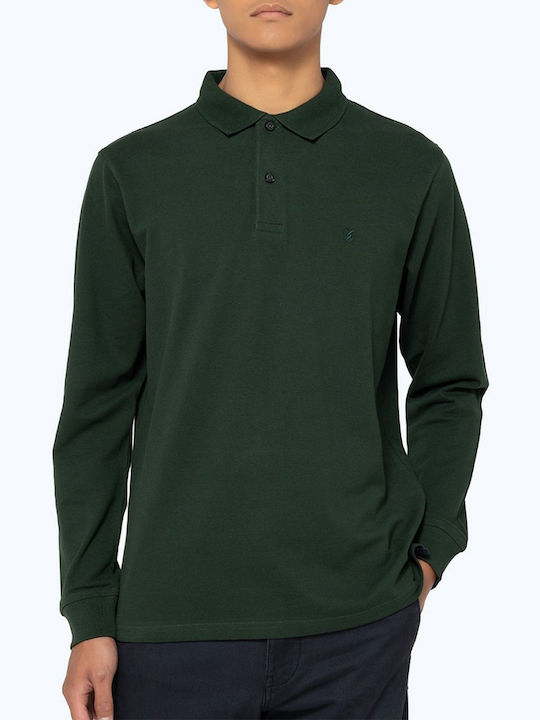 The Bostonians Polo Bluză cu mânecă lungă Verde...