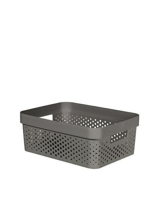 Curver Plastic Cutie de Depozitare cu Capac Gri 36x27x22cm 1buc