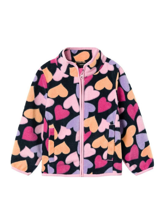 Kids Cardigan Fleece Blue Dark Sapphire