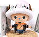 Peluche One Piece Chopper X Trafalgar Law V2 25cm