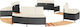 Jacuzzi-Rahmen Schwarz Synthetisches Rattan + Massives Akazienholz Schwarz 3270638