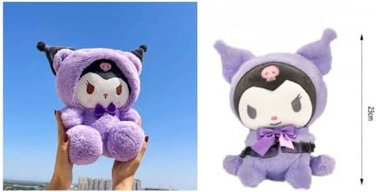 Decorative Plush Kuromi Bunny Multicolored 23cm